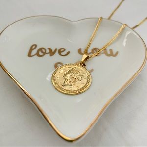 Gold Coin Necklace